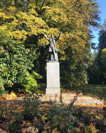 Statua dedicata a Lord Stanley