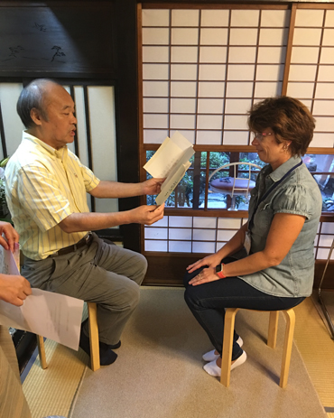 Cerimonia di consegna del certificato di Jikiden Reiki