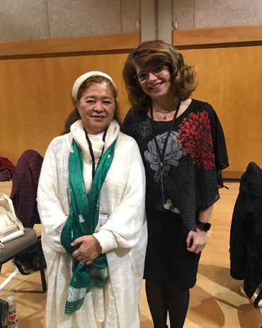 Con Kazumi Oishi, Kaminchu (shamana di Okinawa)