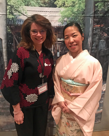 Con Mari Okazaki, organizzatrice del Congresso